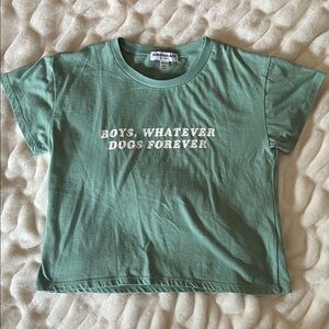 Sub_Urban Riot Green Kids Tee with Fun Slogan